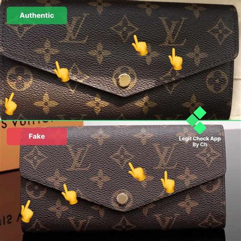 how can i tell if my louis vuitton wallet is real|authentic louis vuitton women wallet.